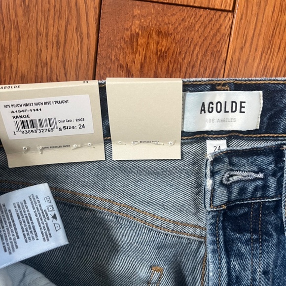 AGOLDE Jeans - Tags On (Size 24) - Picture 2 of 3